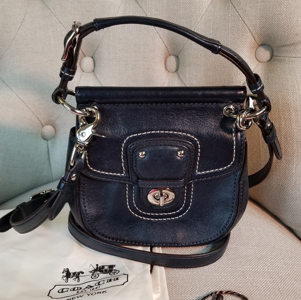 Coach Mini Legacy Willis Leather Satchel